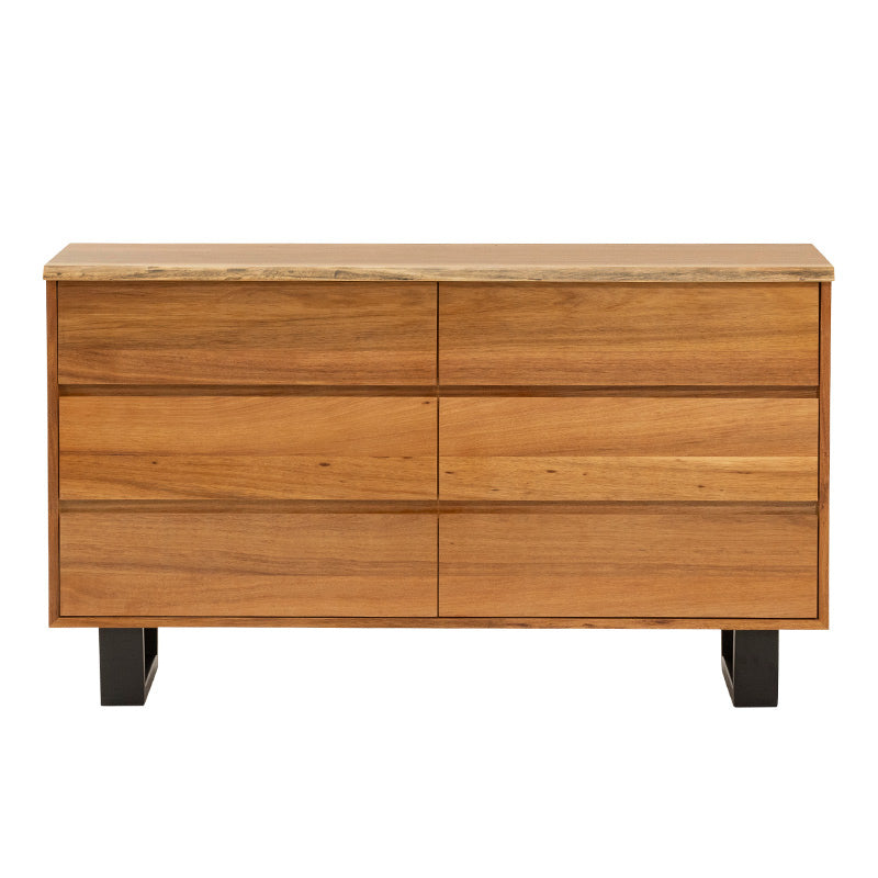 Baxter 6 Drawer Dresser - Blackwood