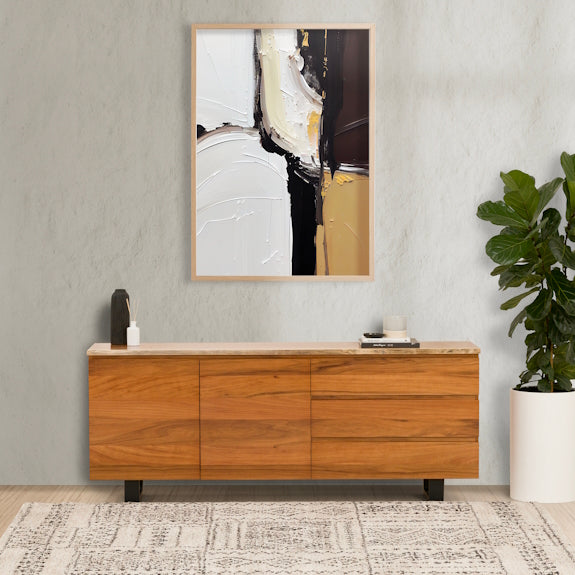 Baxter 2100mm Timber Buffet - Blackwood