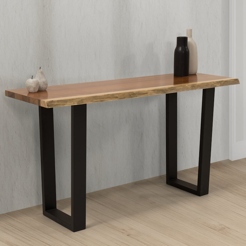 Baxter 140cm Live Edge Hall Table - Blackwood