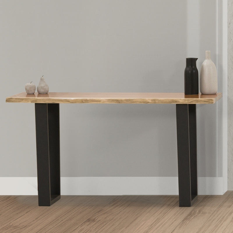 Baxter 140cm Live Edge Hall Table - Blackwood