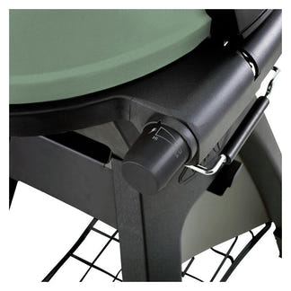 Bigg Bugg 2 Burner Benchtop BBQ with Trolley - Green