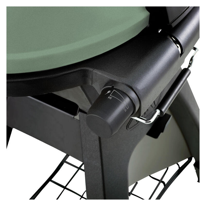 Bigg Bugg 2 Burner Benchtop BBQ with Trolley - Green