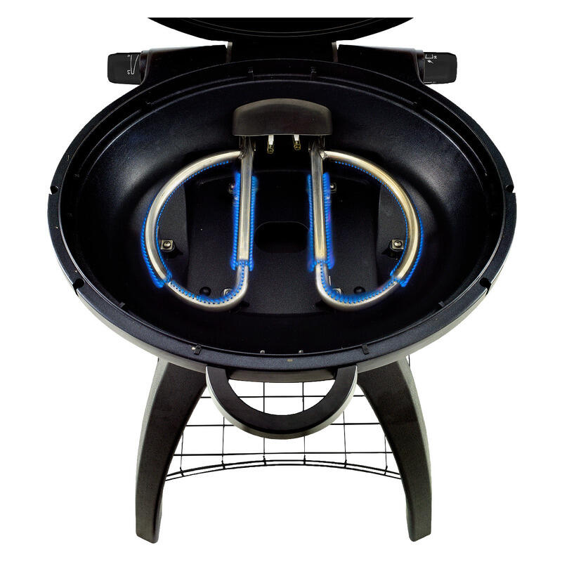Bigg Bugg 2 Burner Benchtop BBQ with Trolley - Green