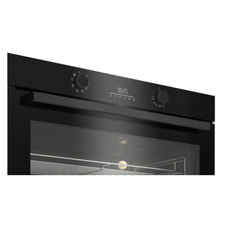 Beko 90cm Built-In Large Oven with 8 Functions - Black