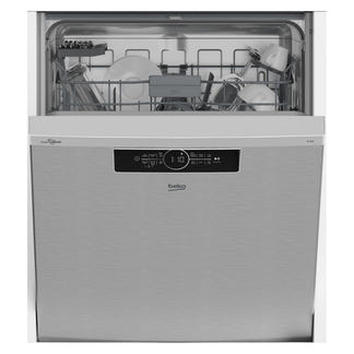 Beko 14 Place Setting Built Under Dishwasher - Platinum Steel