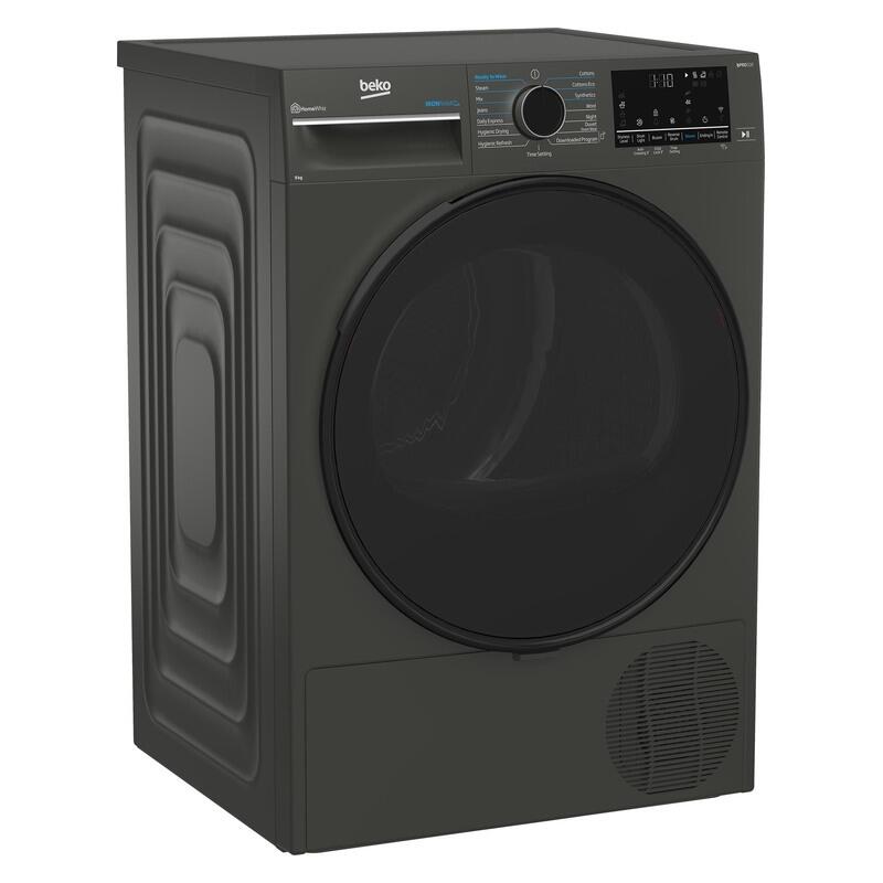 Beko 9kg Smart Heat Pump Condenser Dryer - Graphite