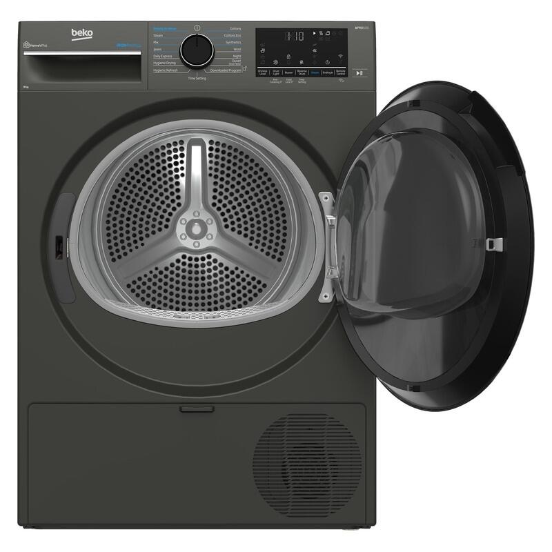 Beko 9kg Smart Heat Pump Condenser Dryer - Graphite
