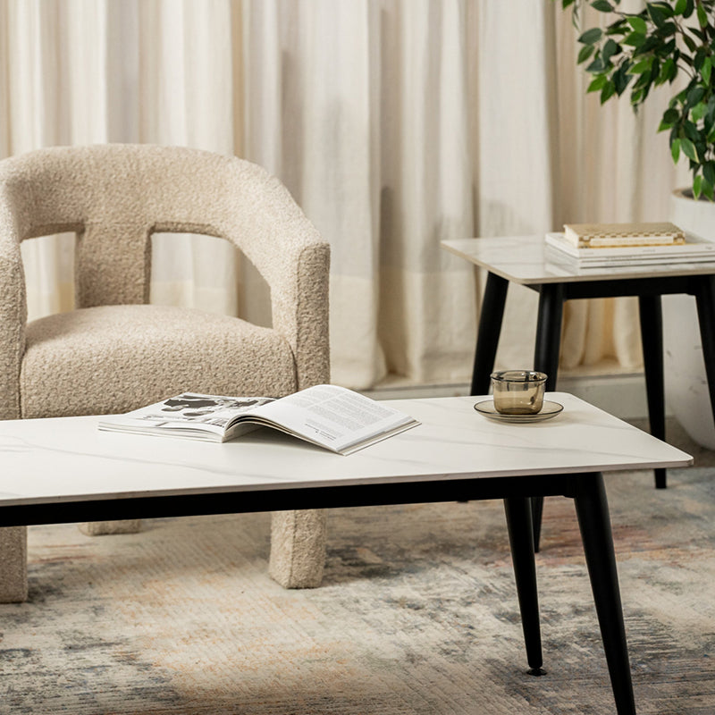 Bentley Coffee Table - White/Black