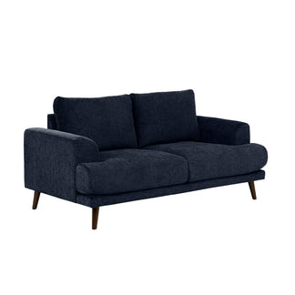 Bianca 2 Seater Fabric Sofa - Navy