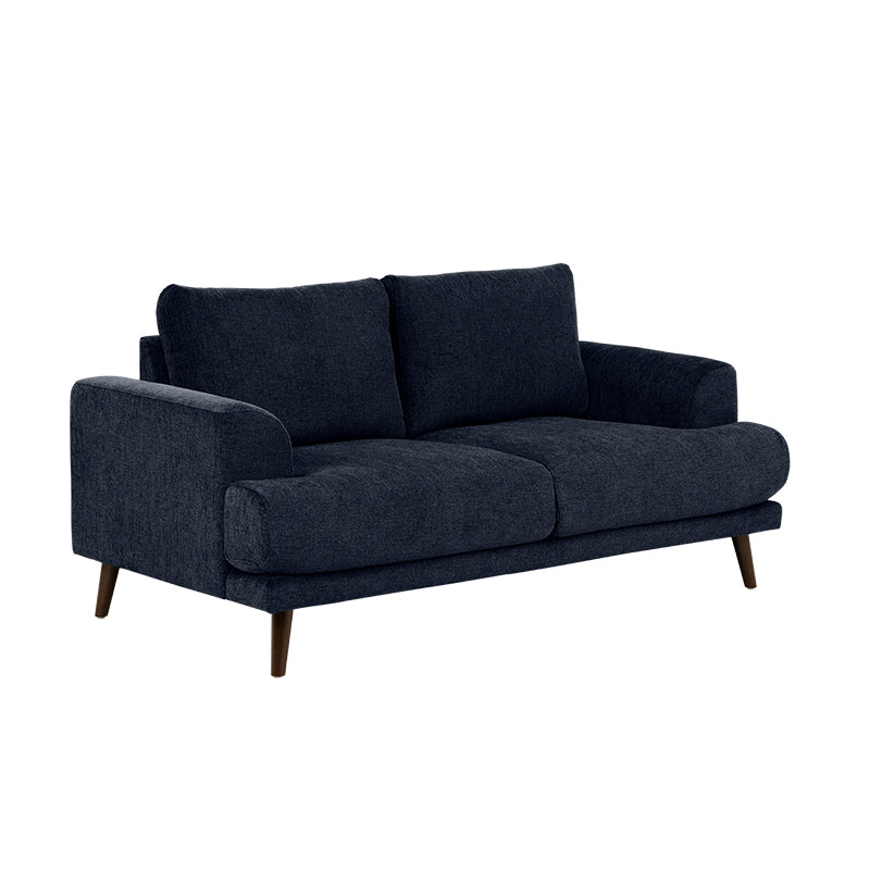 Bianca 2 Seater Fabric Sofa - Navy
