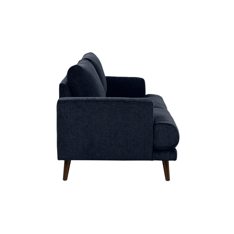 Bianca 2 Seater Fabric Sofa - Navy