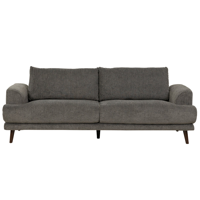 Bianca 3 Seater Fabric Sofa - Dark Grey