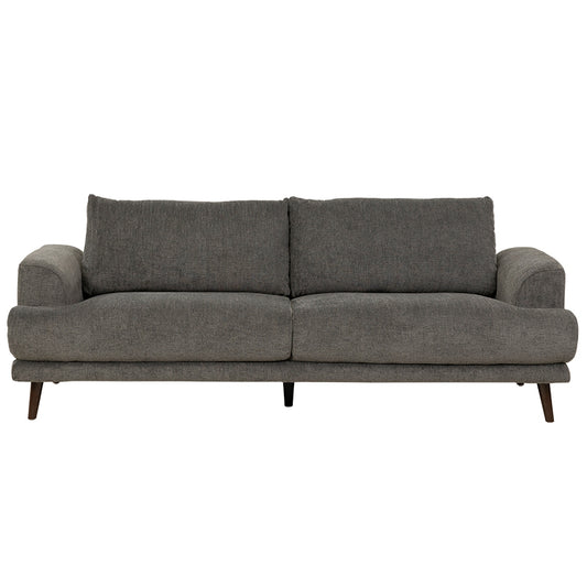 Bianca 3 Seater Fabric Sofa - Dark Grey
