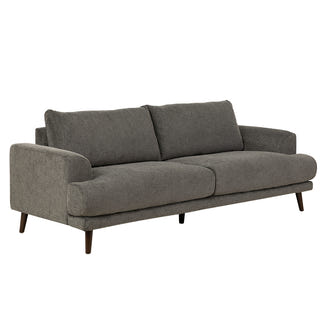 Bianca 3 Seater Fabric Sofa - Dark Grey