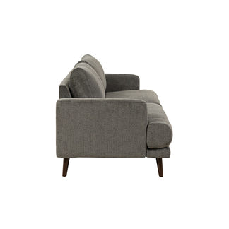 Bianca 3 Seater Fabric Sofa - Dark Grey