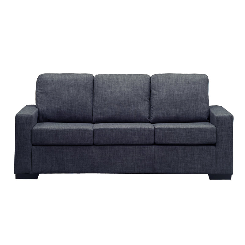 Billy 3 Seater Fabric Sofa Bed - Charcoal
