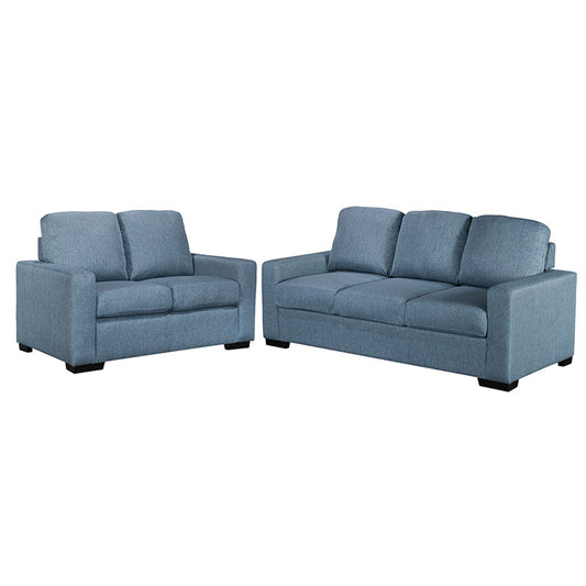 Billy 2+3 Seater Fabric Suite - Blue