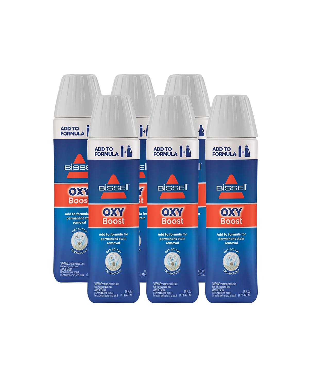 Bissell Oxy Boost Carpet Cleaning Solution 14051 (Six Pack)