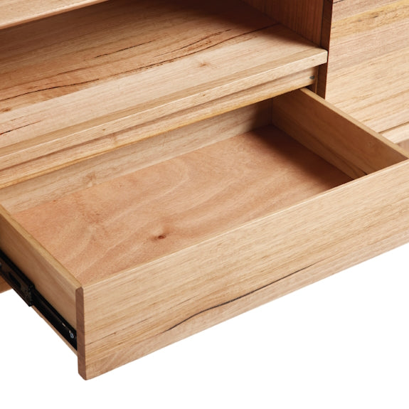 Bondi 1600mm Entertainment Unit - Oak/Natural