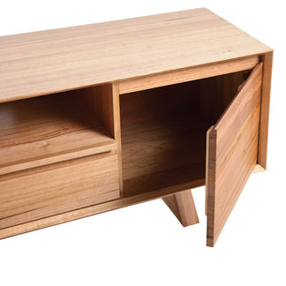Bondi 1600mm Entertainment Unit - Oak/Natural