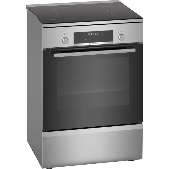 Bosch Series 6 60cm Freestanding Induction Cooker - Stainless Steel
