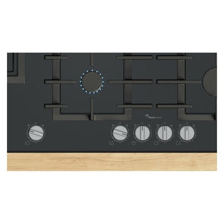 Bosch 90cm 5 Burner Gas Cooktop - Black Glass (Series 6)