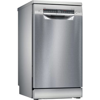 Bosch 45cm Series 6 Freestanding Slimline Dishwasher - Stainless Steel