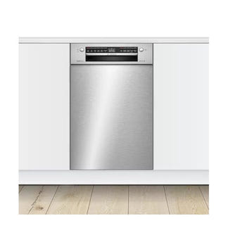 Bosch 45cm Series 6 Built-Under Slimline Dishwasher - Stainless Steel