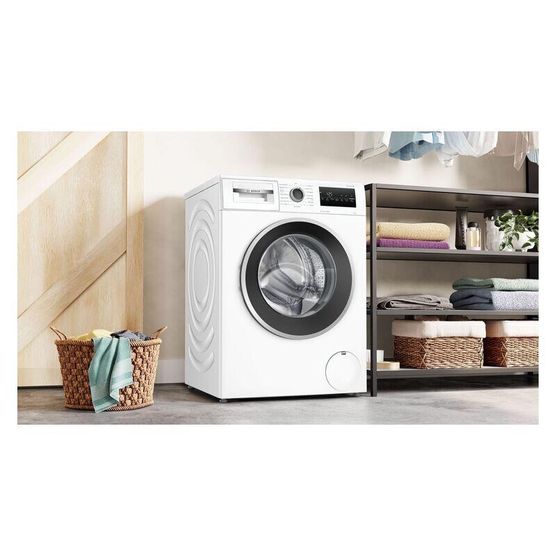 Bosch 9kg Front Load Washing Machine - White (Series 4)