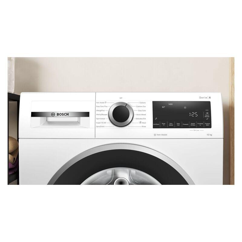 Bosch 10kg Front Load Washing Machine - White (Series 6)