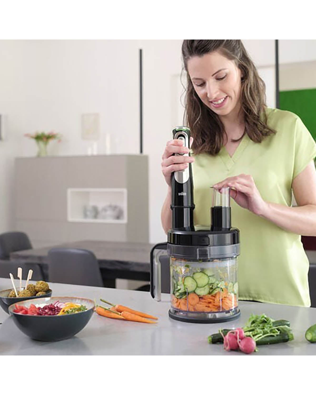 Braun MultiQuick 9 Hand Blender - Black & Green