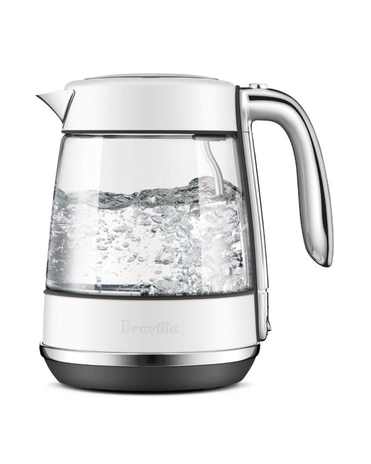 Breville 1.7L the Crystal Luxe Glass Kettle - Sea Salt