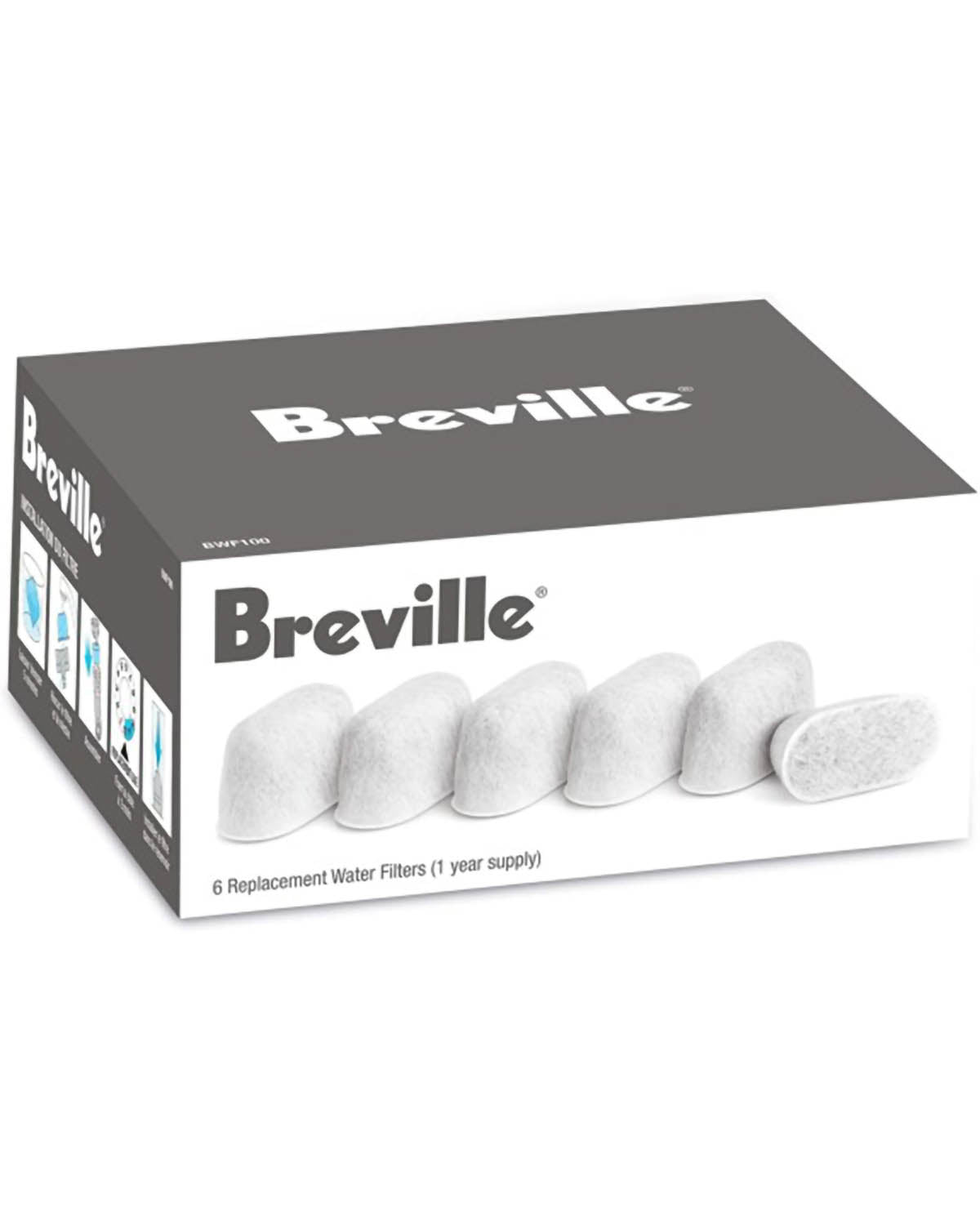 Breville Charcoal Water Filters (6 Pack)