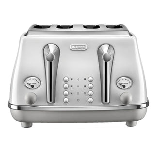 DeLonghi Icona Capitals 4 Slice Toaster - Sydney White