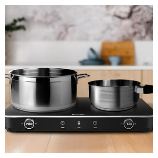 Breville the Quick Cook Dual Zone Induction Cooktop - Matte Black