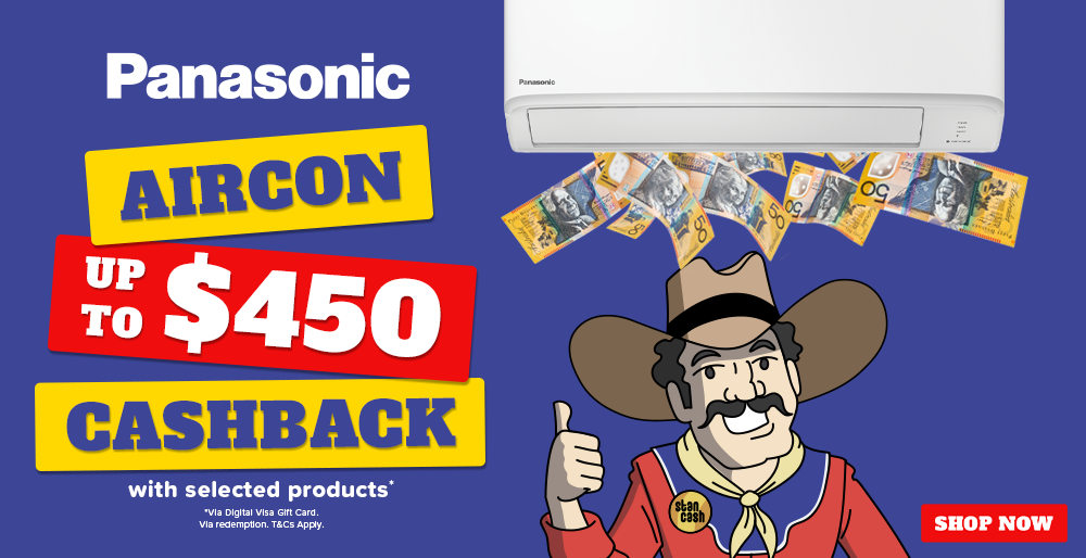 Up to $450 Cashback on Panasonic Air Conditioners