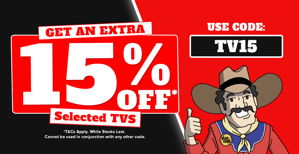 Get 15% Off Selected TVs