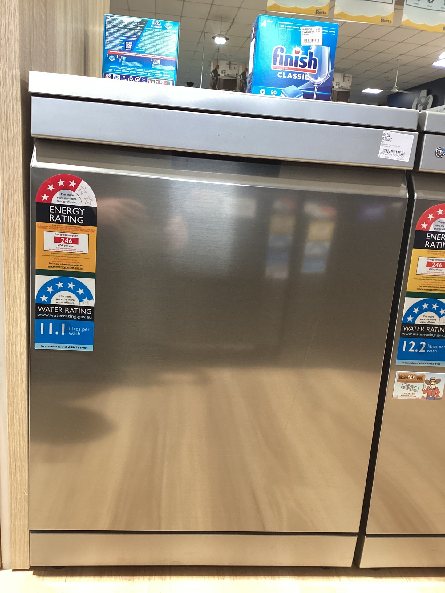 LG 60cm Quadwash Freestanding Dishwasher - Stainless Steel