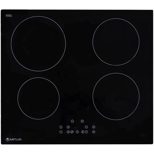 Artusi 60cm Induction Cooktop with Boost Function - Black Trim