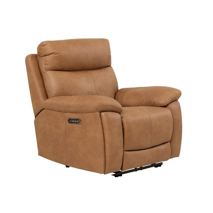 California Electric Recliner Fabric Armchair - Tan