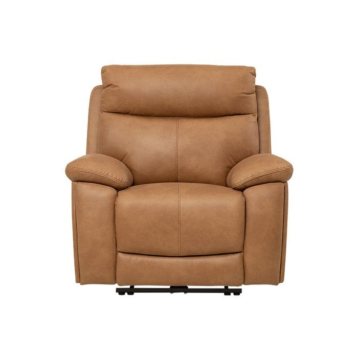 California Electric Recliner Fabric Armchair - Tan