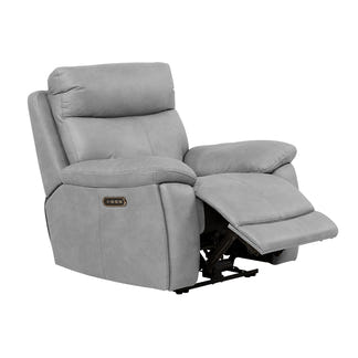 California Electric Recliner Fabric Armchair - Ghost