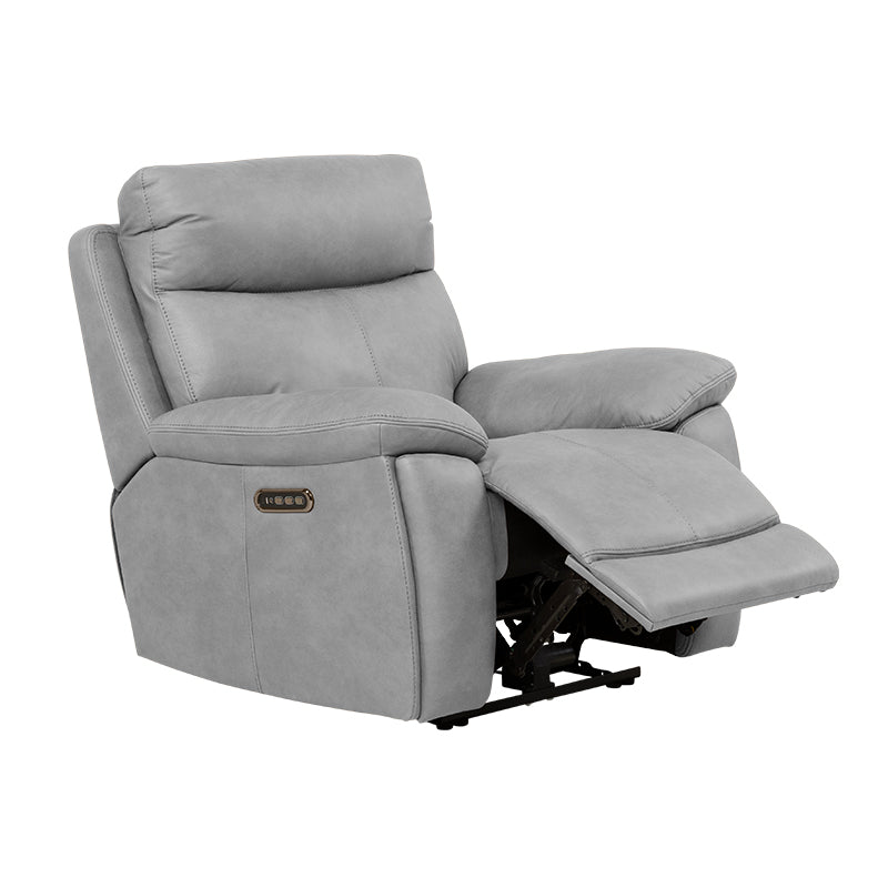 California Electric Recliner Fabric Armchair - Ghost