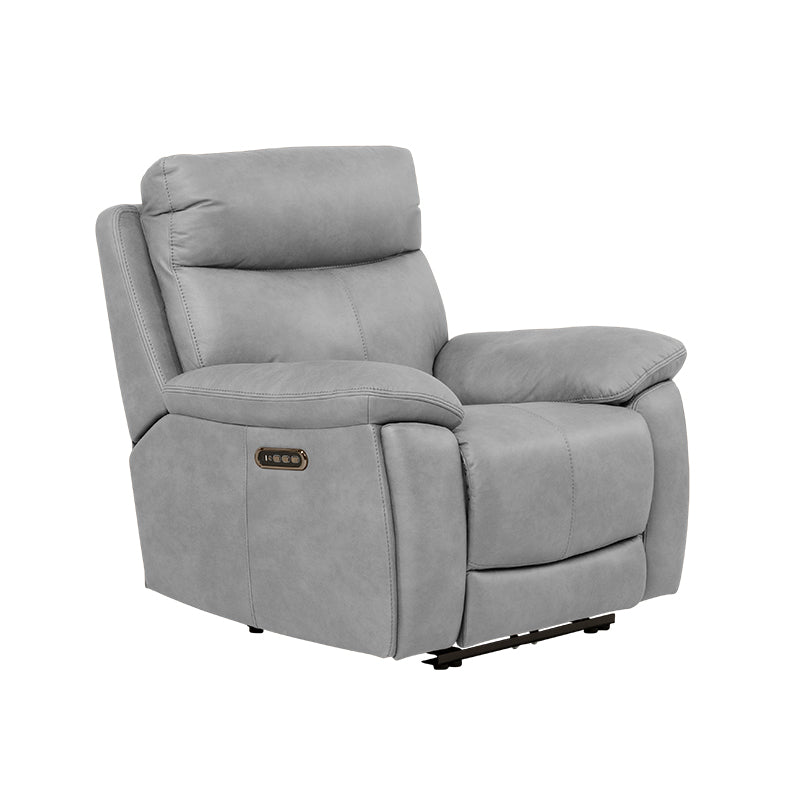 California Electric Recliner Fabric Armchair - Ghost