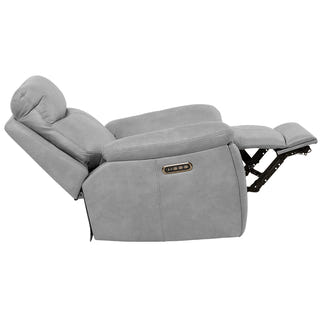 California Electric Recliner Fabric Armchair - Ghost