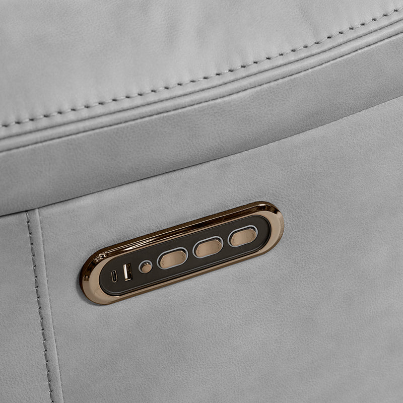 California Electric Recliner Fabric Armchair - Ghost