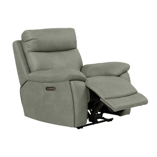 California Electric Recliner Fabric Armchair - Olive