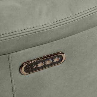 California Electric Recliner Fabric Armchair - Olive