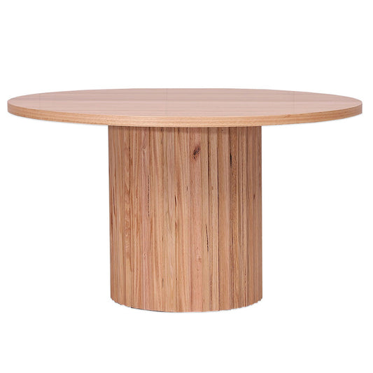 Caesar 135cm Round Dining Table - Messmate/Natural