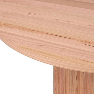 Caesar 135cm Round Dining Table - Messmate/Natural